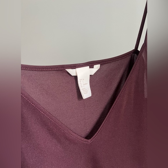 H&M plum slip dress - Picture 3 of 4